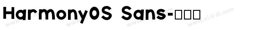 Harmony0S Sans字体转换